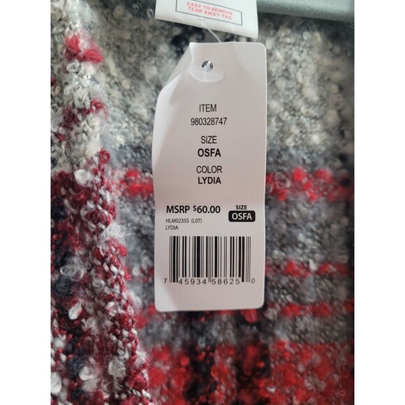 Woolrich Women's Cozy Blanket Wrap One Size Shawl Cape Poncho Plaid Soft Cozy - Picture 3 of 7